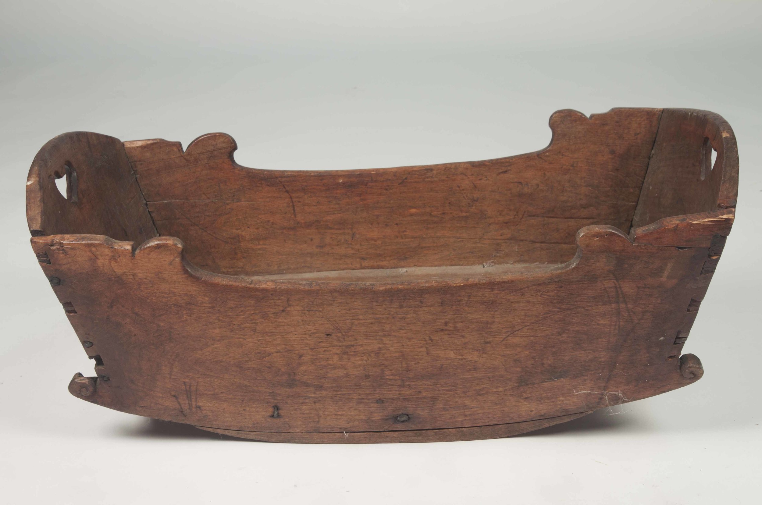 Vintage Wood Cradle Witherell's Auction House