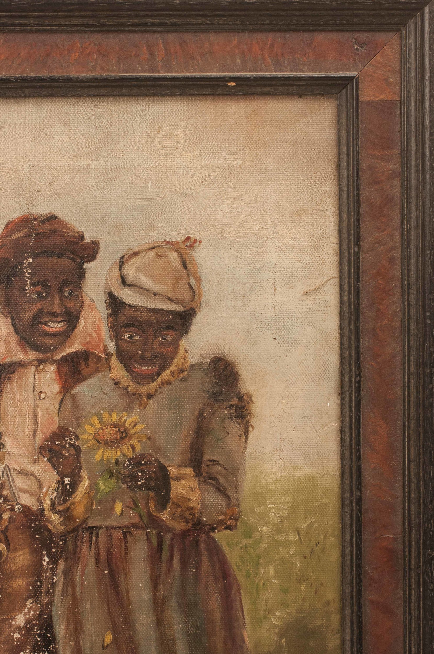 Painting of an African American Couple Witherell's Auction House