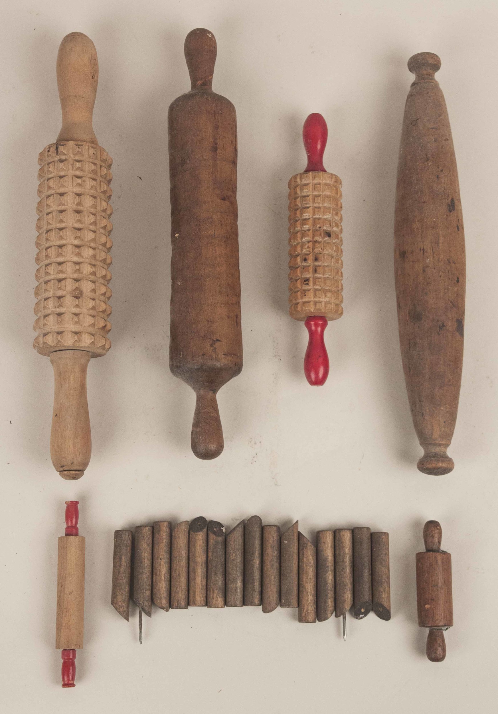 Assorted Vintage Rolling Pins Witherell's Auction House