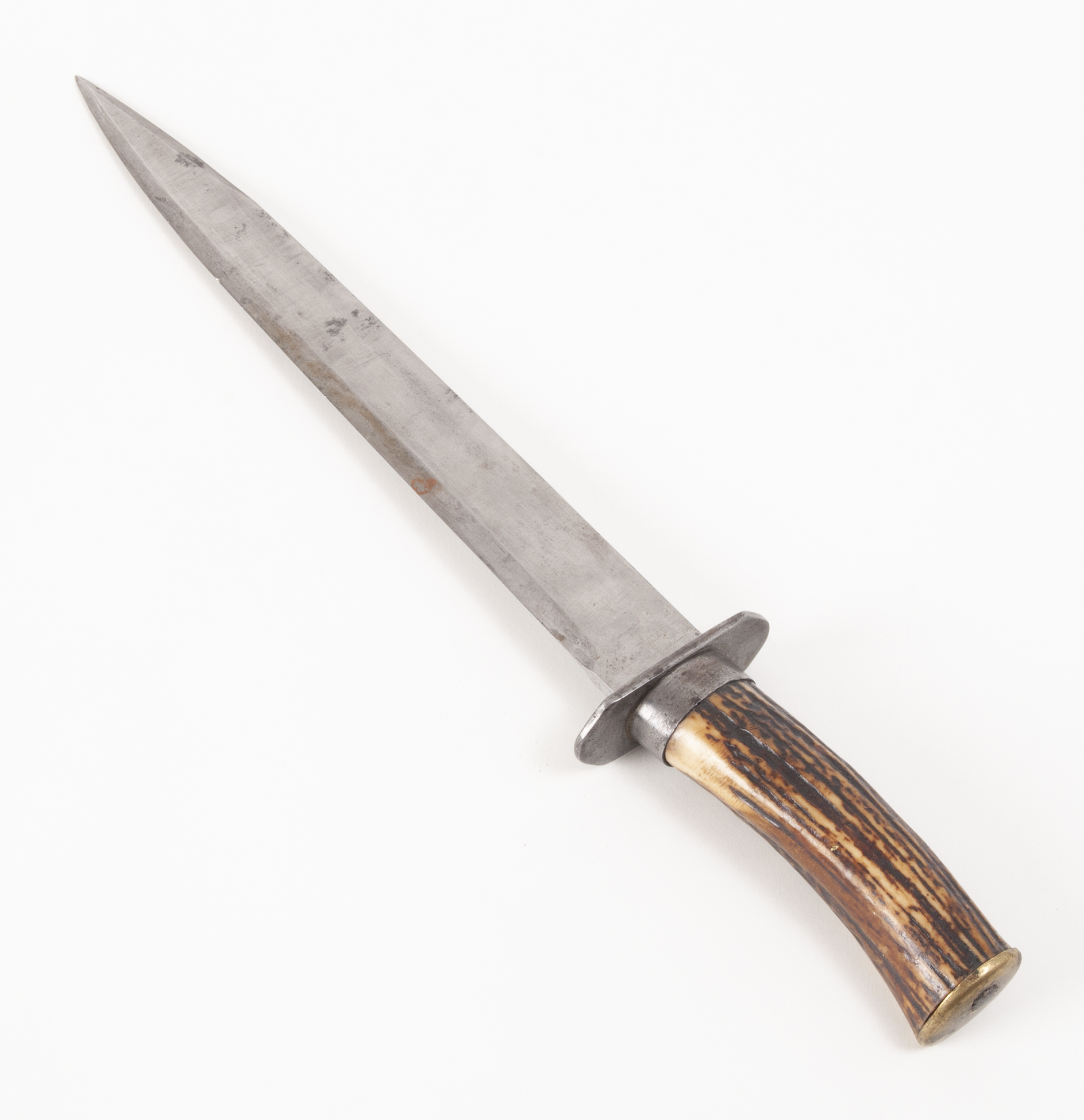 Stag Gripped Long Bowie Knife Witherell's Auction House