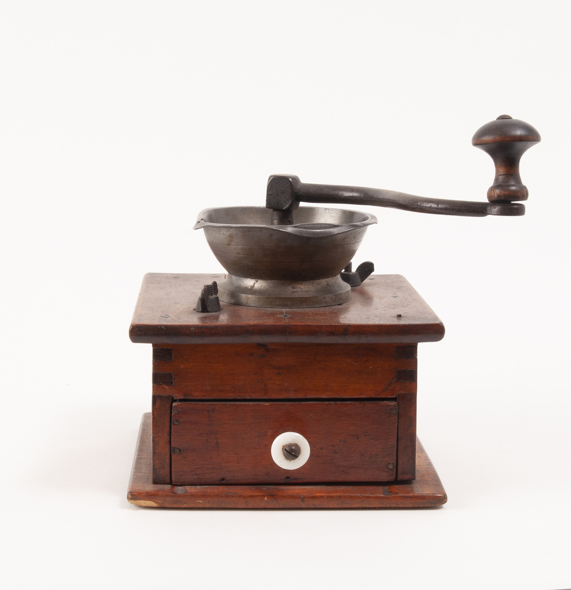 Antique Primitive Coffee Mill Witherell's Auction House