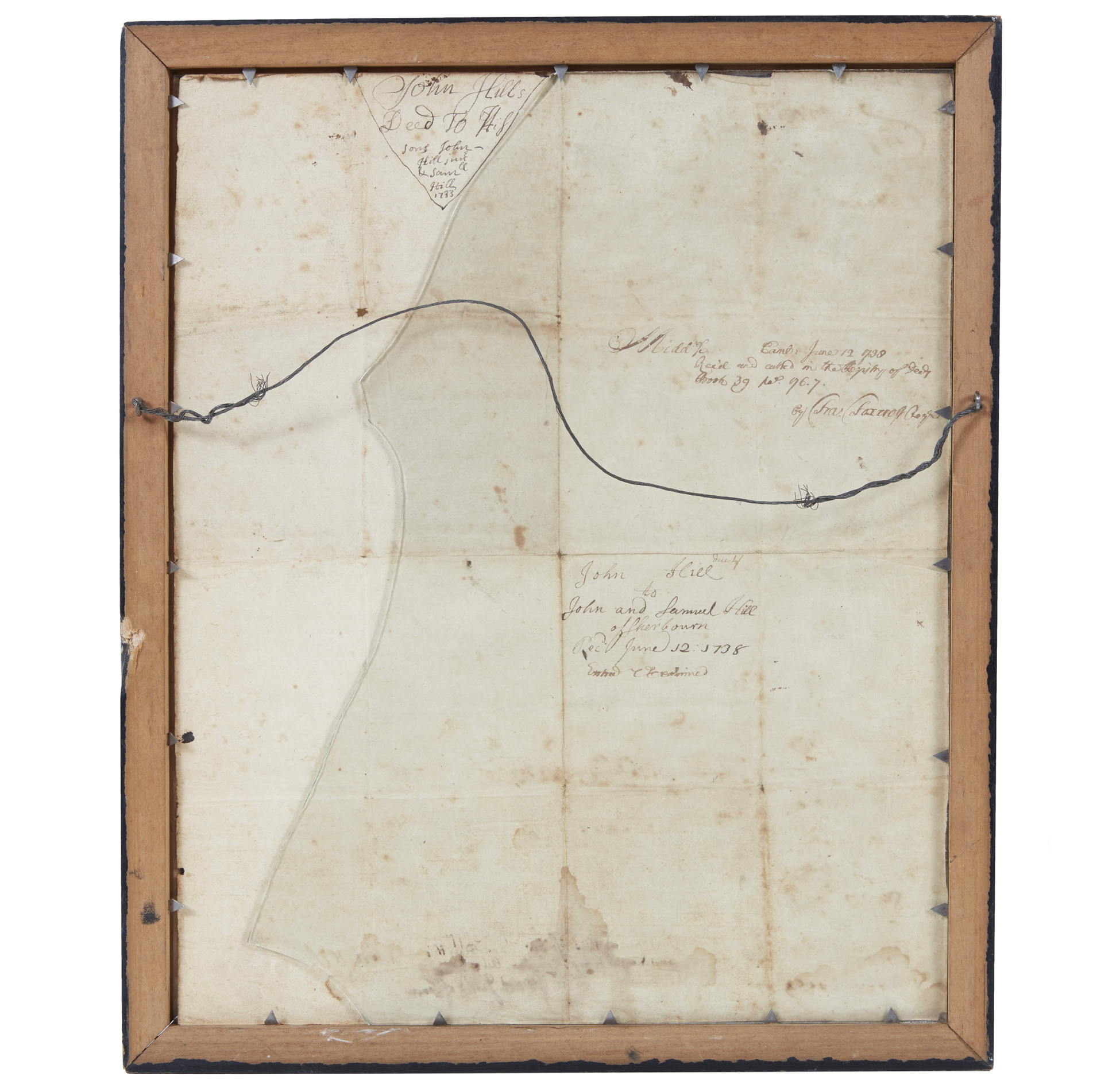 1733 Colonial Land Grant Witherell's Auction House