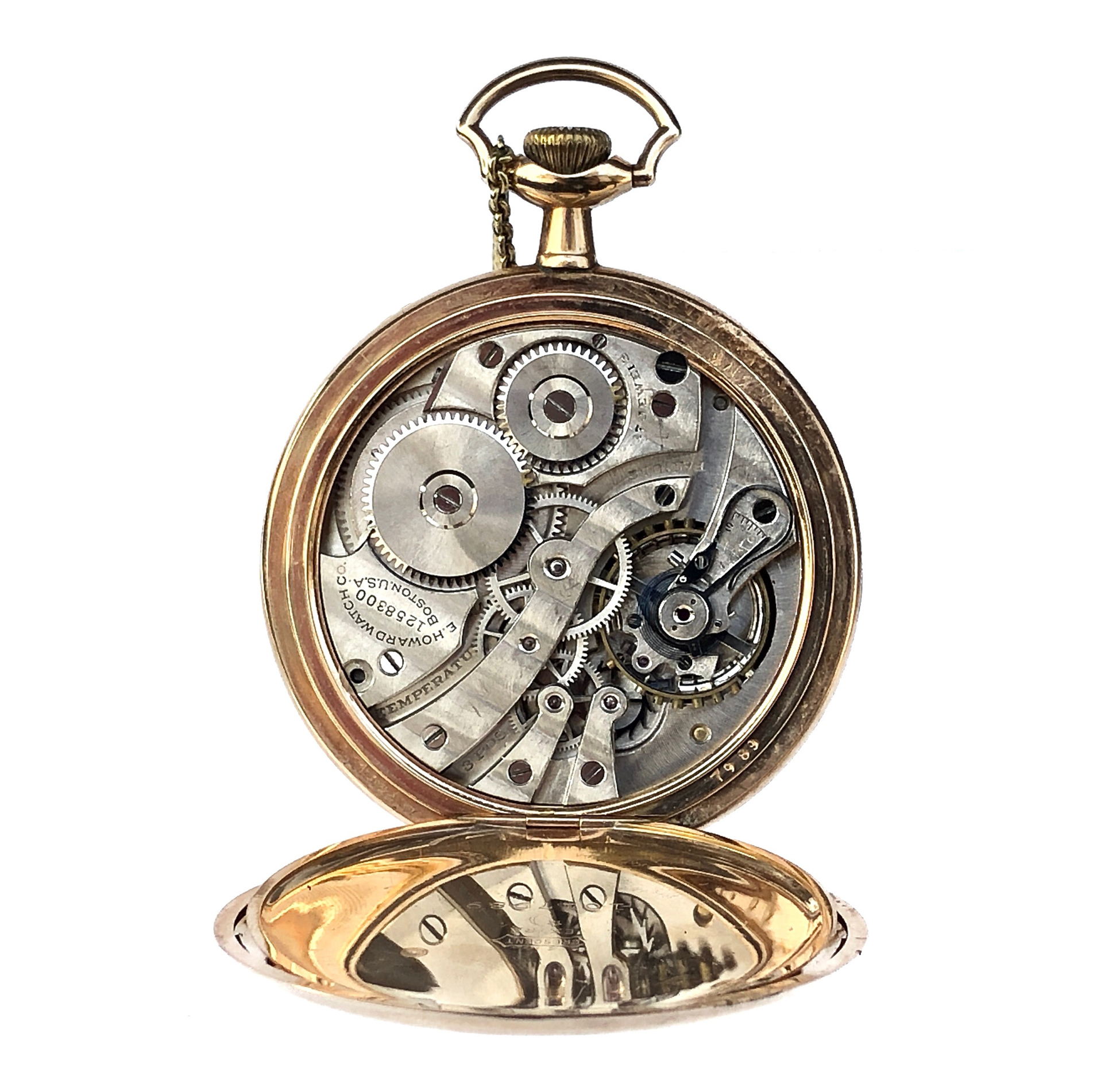 Gold Filled E. Howard Pocket Watch Witherell's Auction House