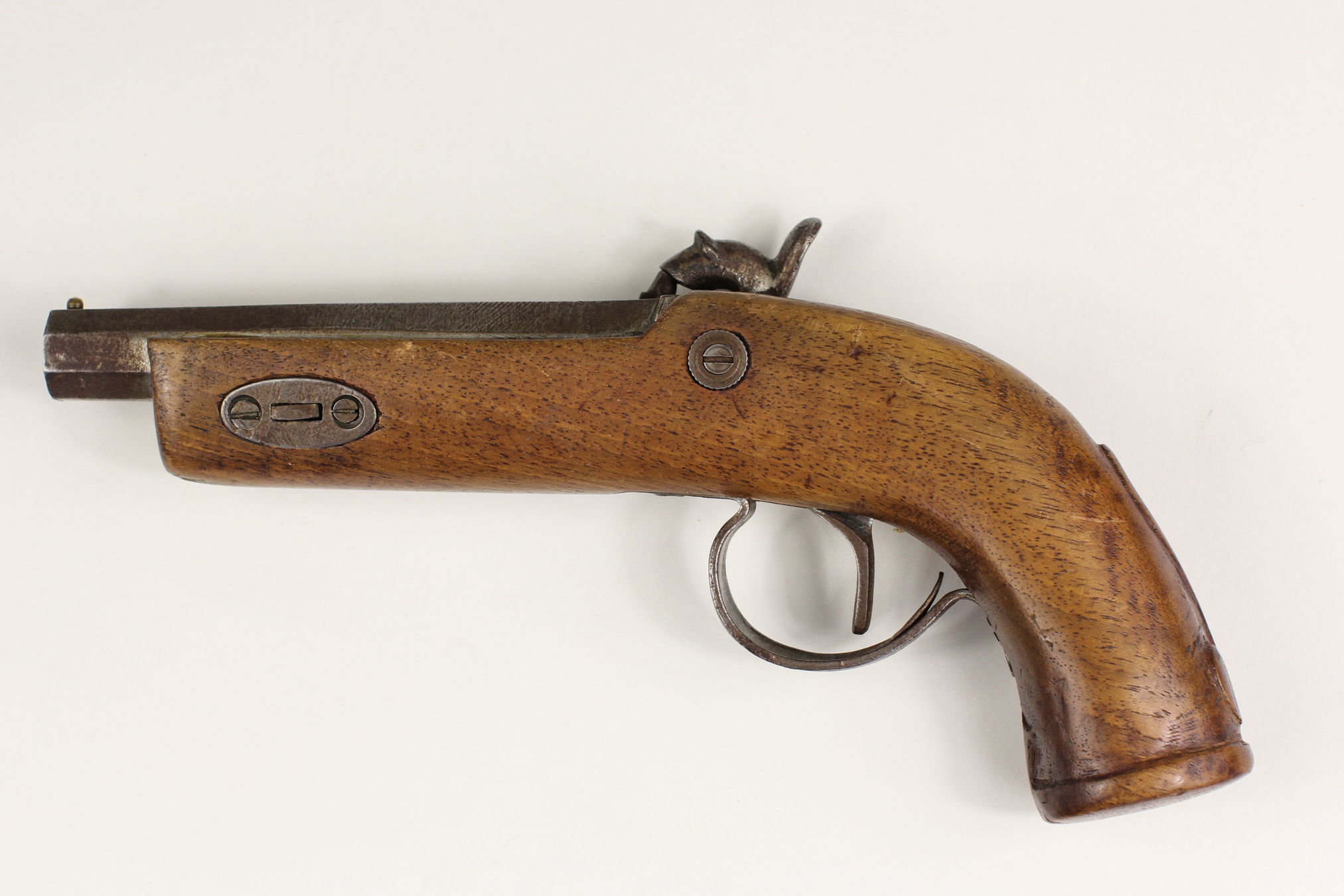 Antique Percussion Pocket Pistol with BackAction Lock Witherell's