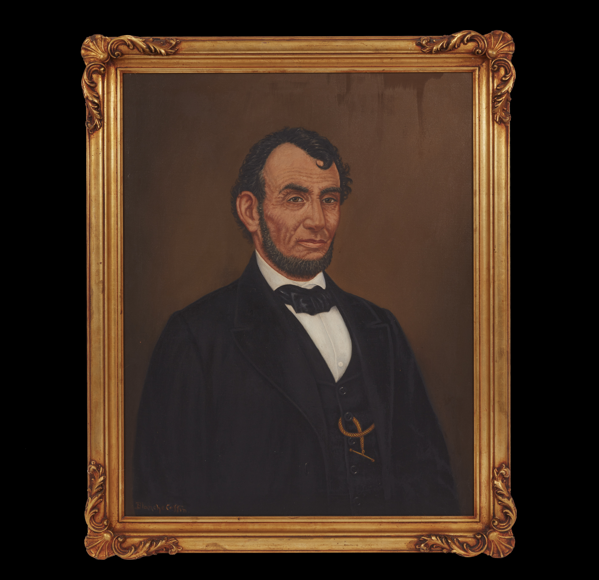 Painting, Portrait of Abraham Lincoln Witherell's Auction House