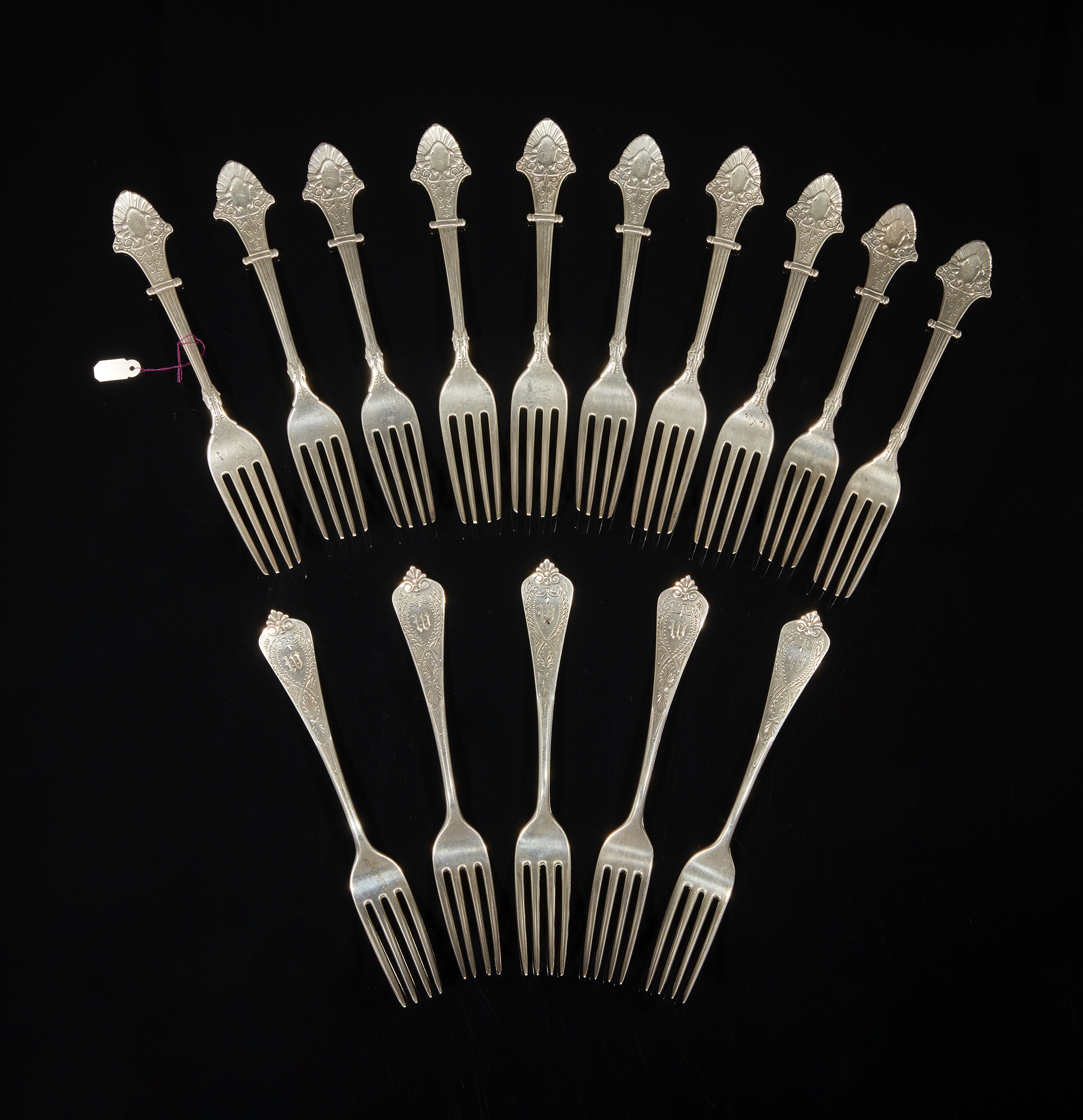 Assorted Sterling Silver Forks Witherell's Auction House