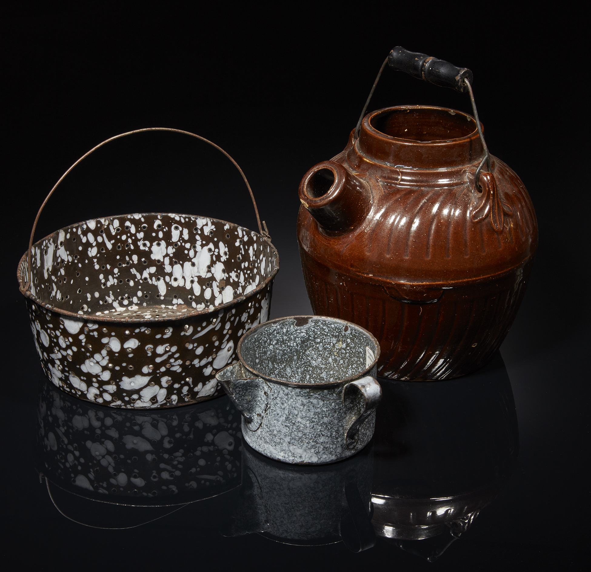 Graniteware and Batter Jug Witherell's Auction House