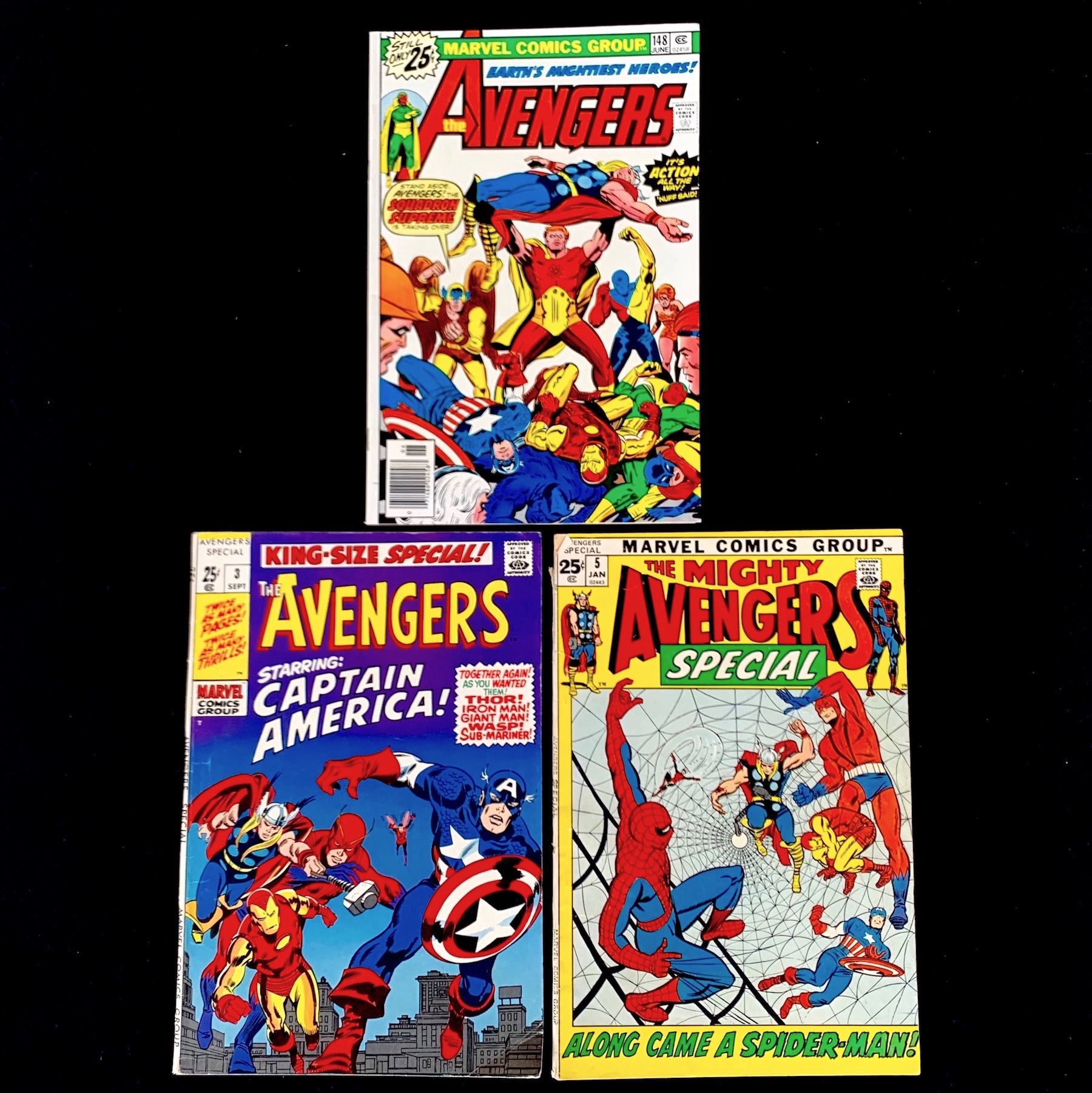 Marvel's Avengers Comic Collection (19651976) Group of ThirtyOne