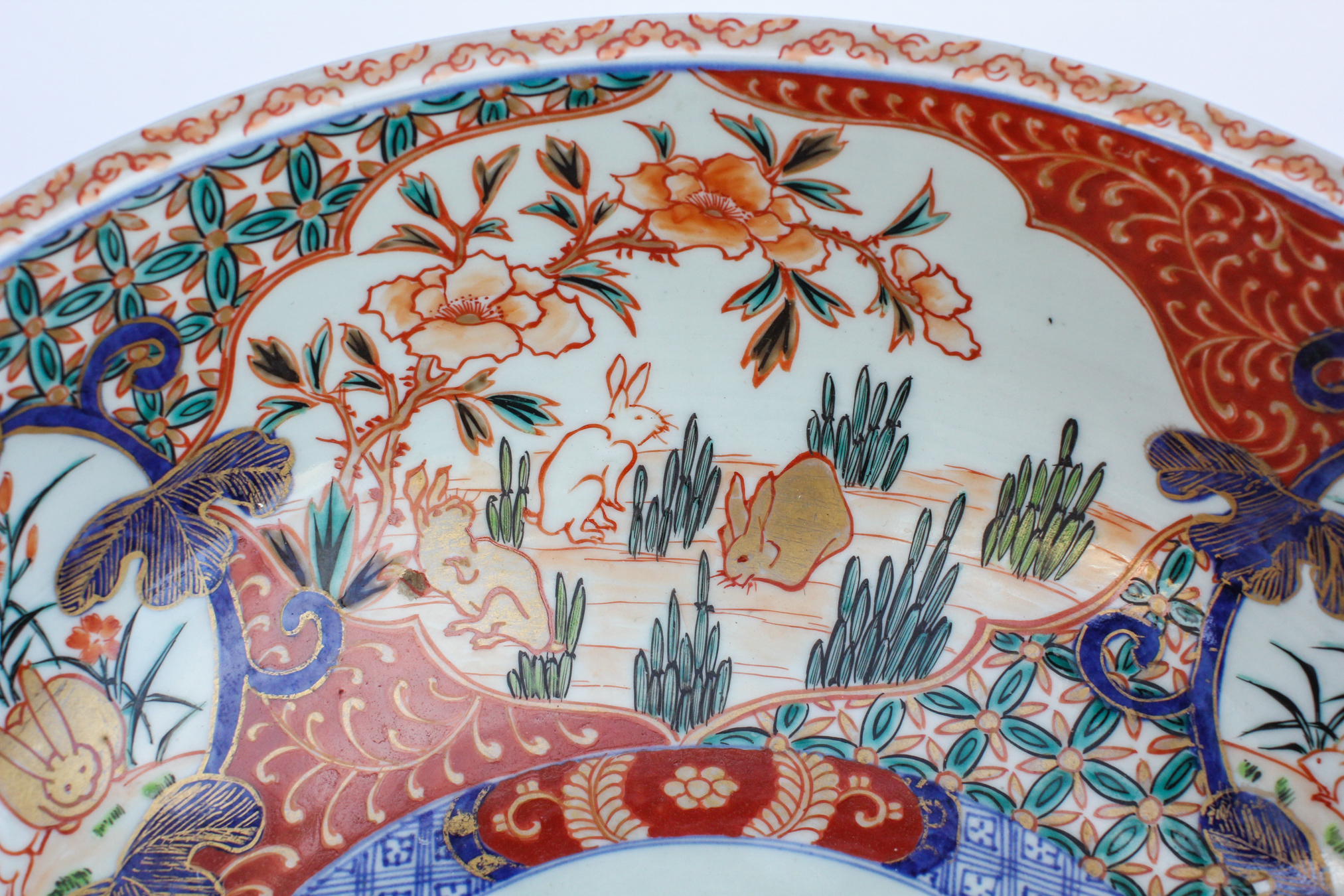 Late 18th Century Japanese Porcelain Bowl, Imari Ware Witherell's