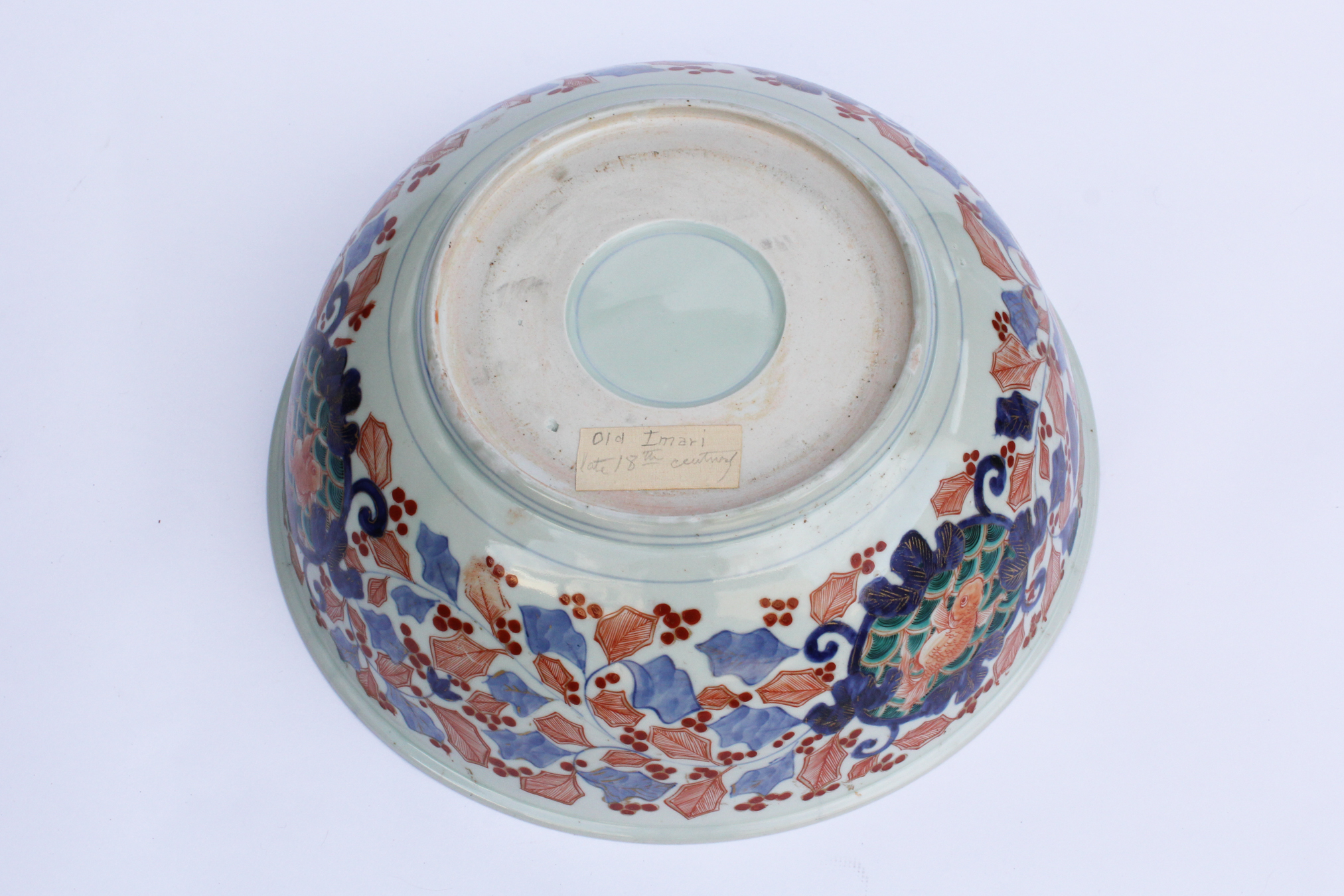 Late 18th Century Japanese Porcelain Bowl, Imari Ware Witherell's