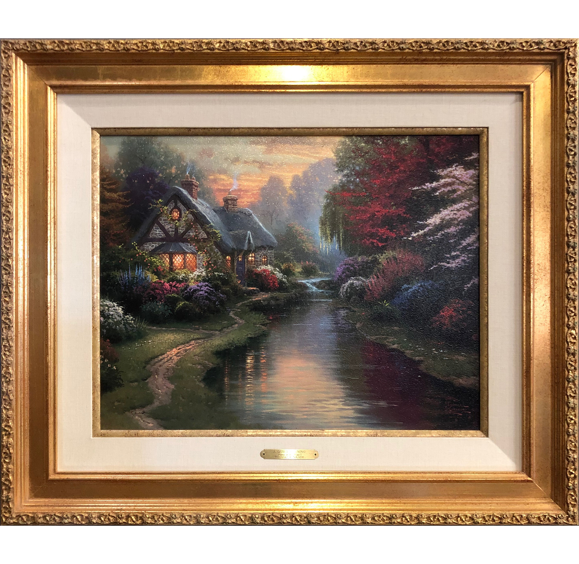 Ltd. Edition Thomas Kinkade Print Witherell's Auction House