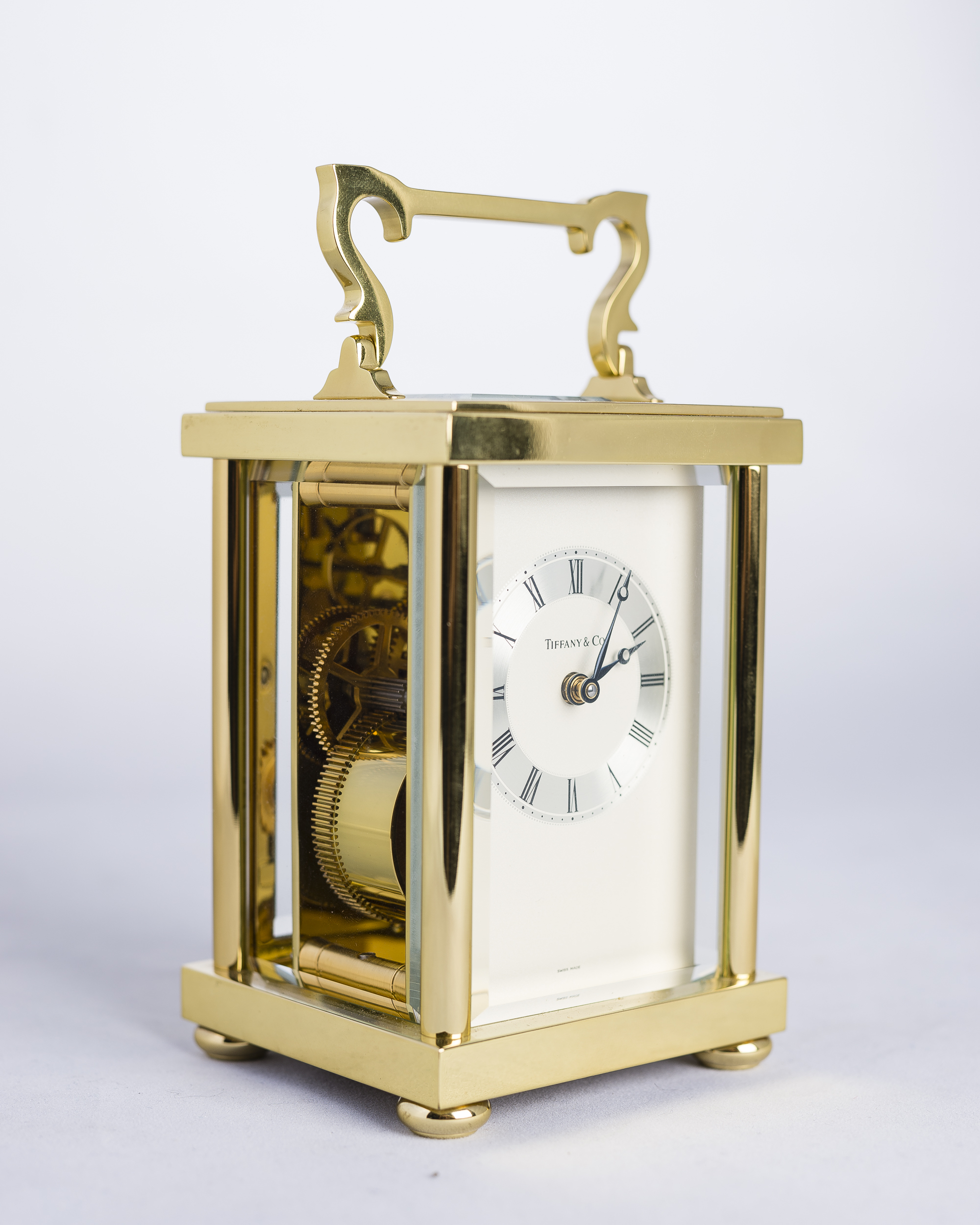 Tiffany and Co. Brass Carriage Clock (Striking) Witherell's Auction House