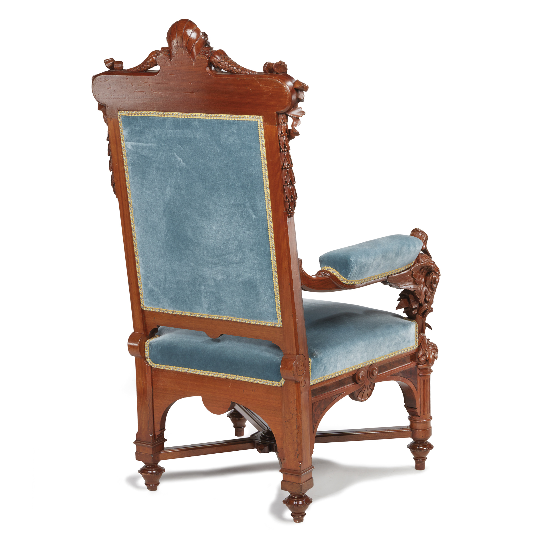 Herter Brothers Armchair Commissioned for Thurlow Lodge Witherell's