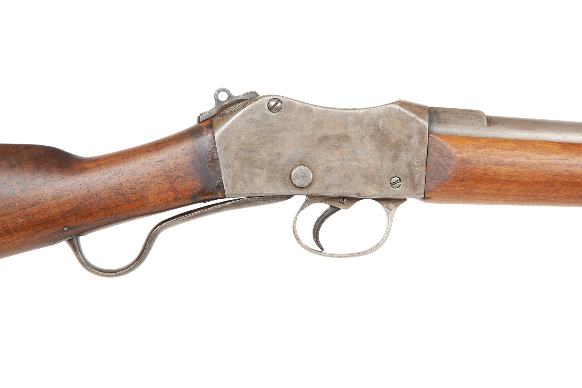 Hollis and Sons London hunting rifle, based on a Martini Henry action