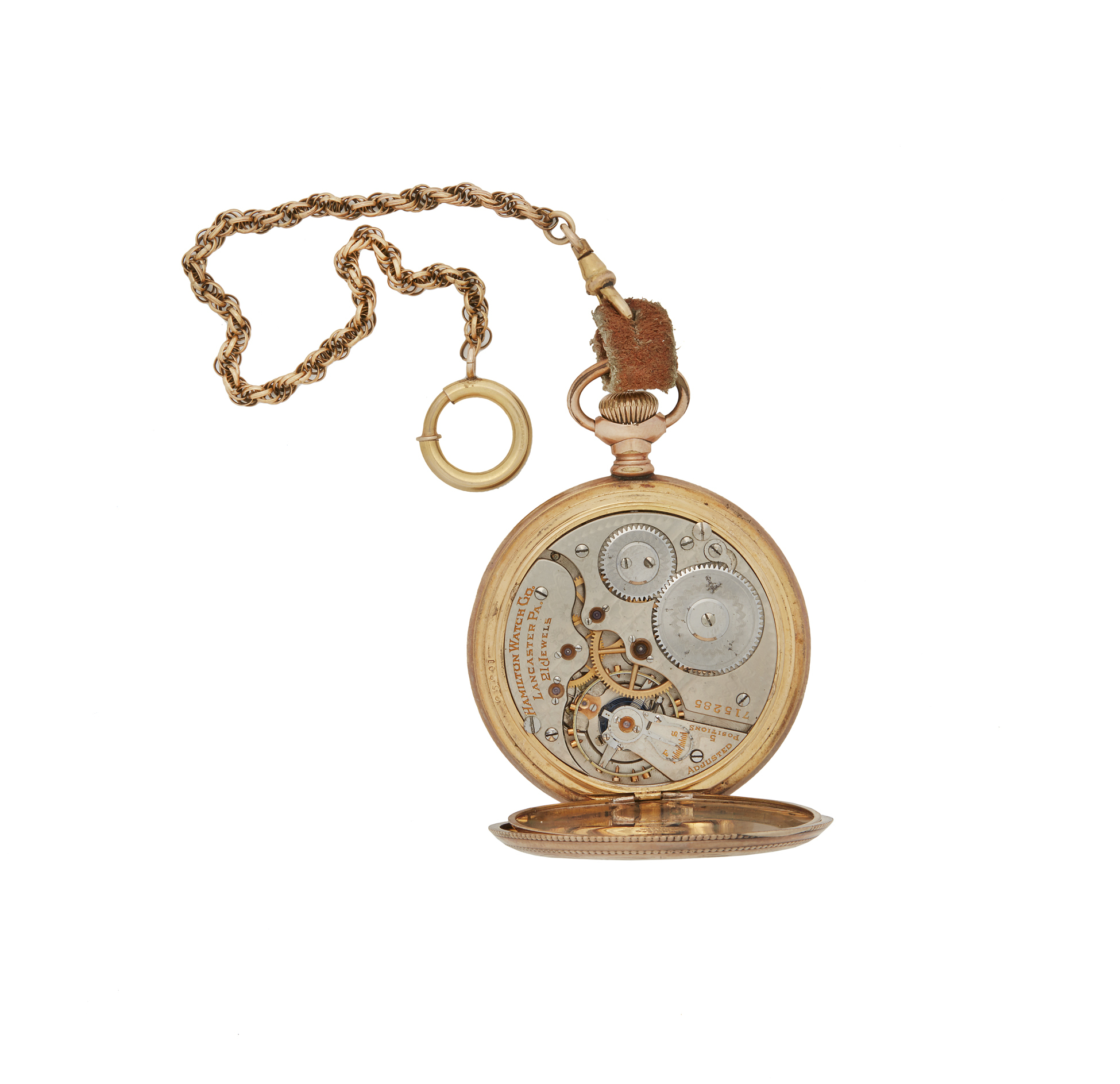 Hamilton 16s Hunting Case Pocket Watch Witherell's Auction House