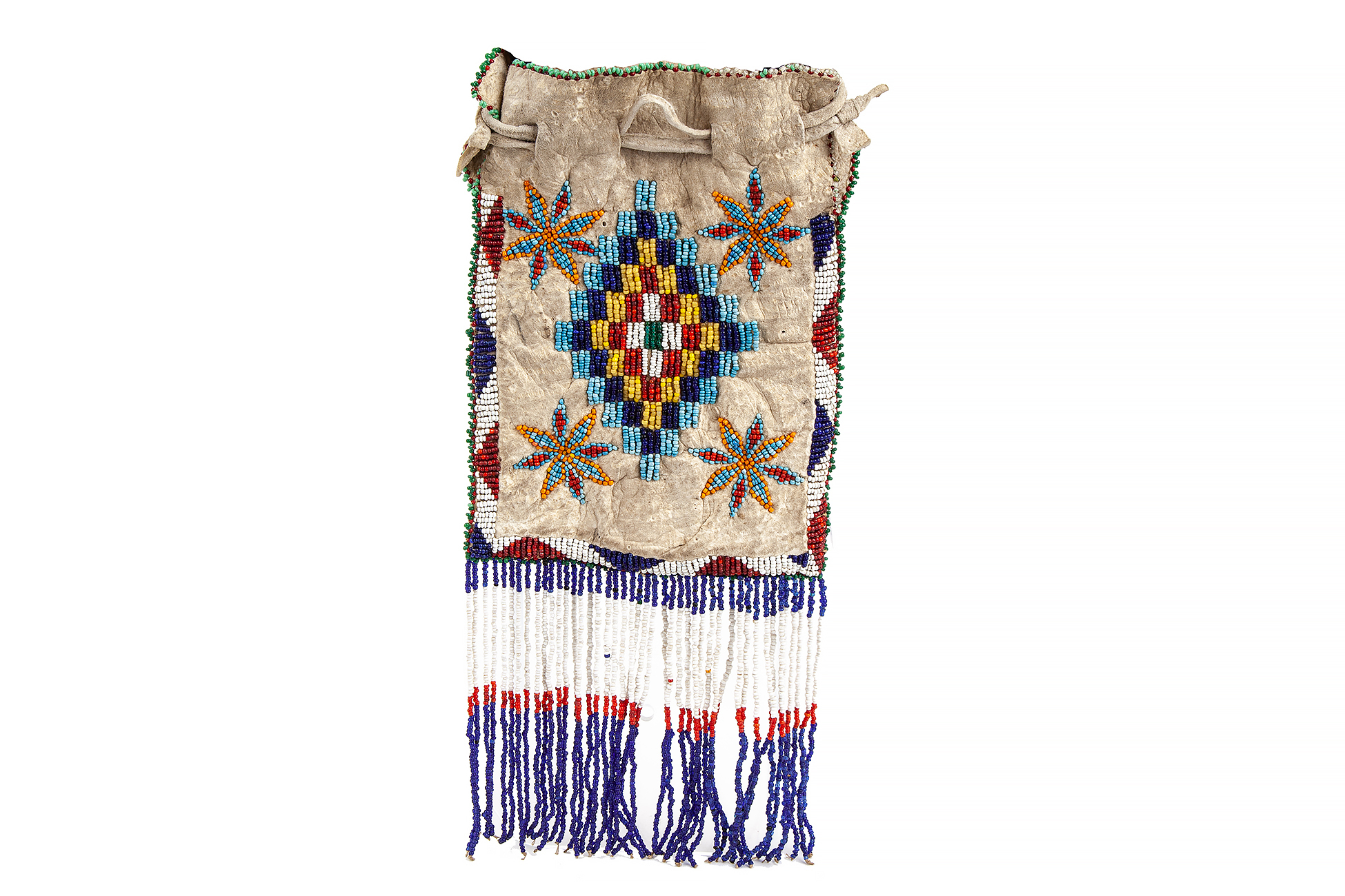 Two Native American Beaded Pouches Witherell's Auction House
