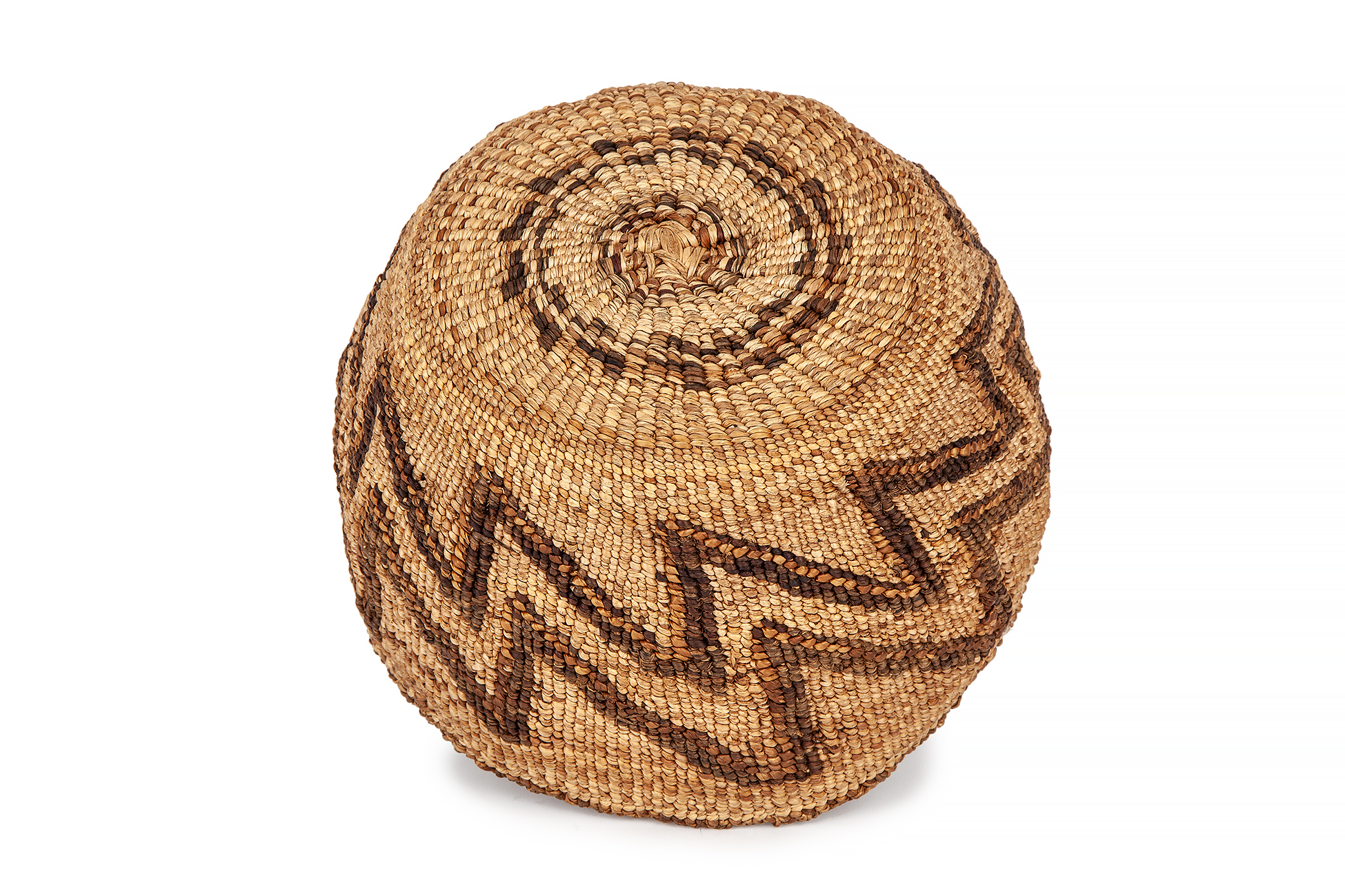 Large Native American Basket Hat Witherell's Auction House