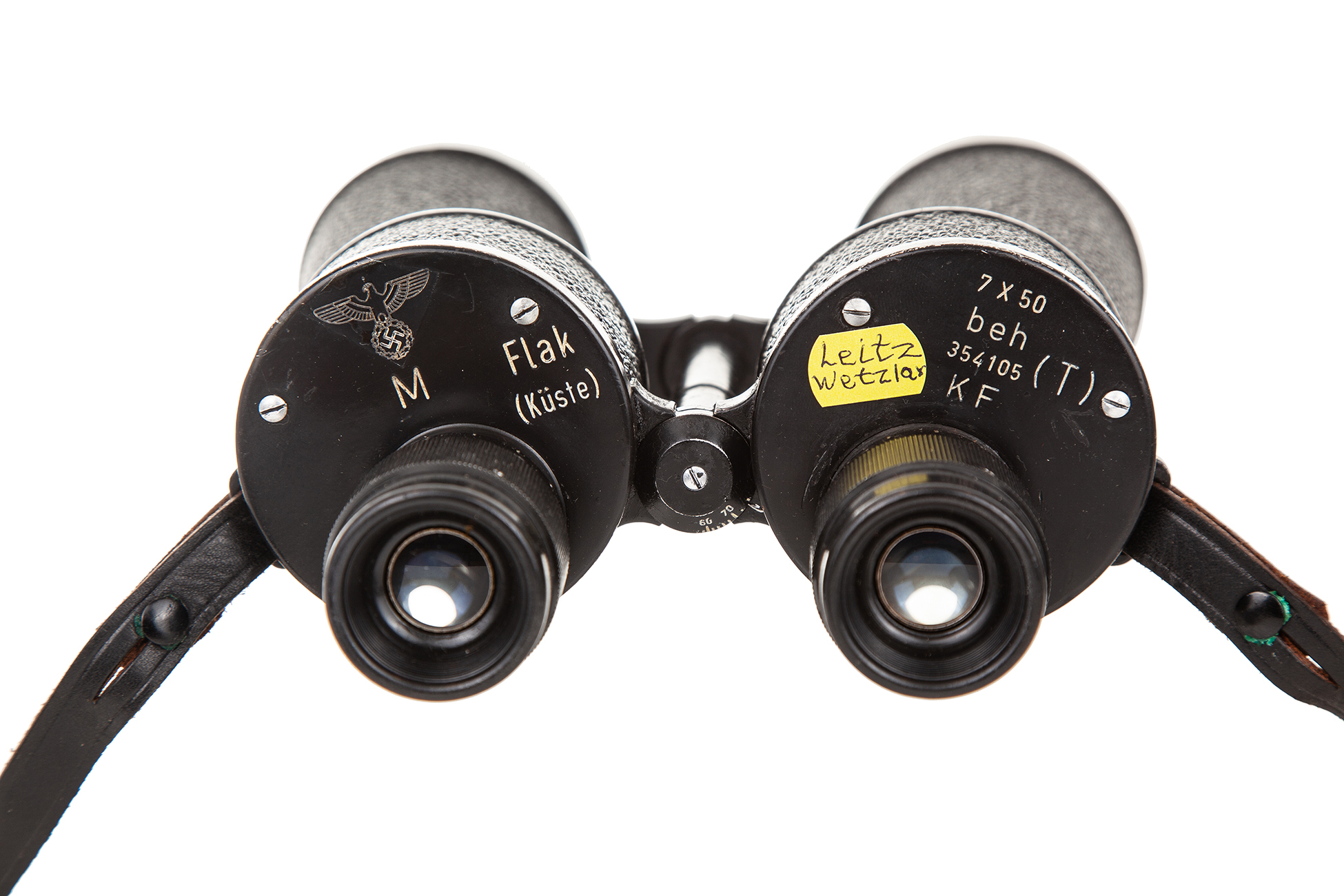 German WWII Navy Binocular in Original Case Witherell's Auction House