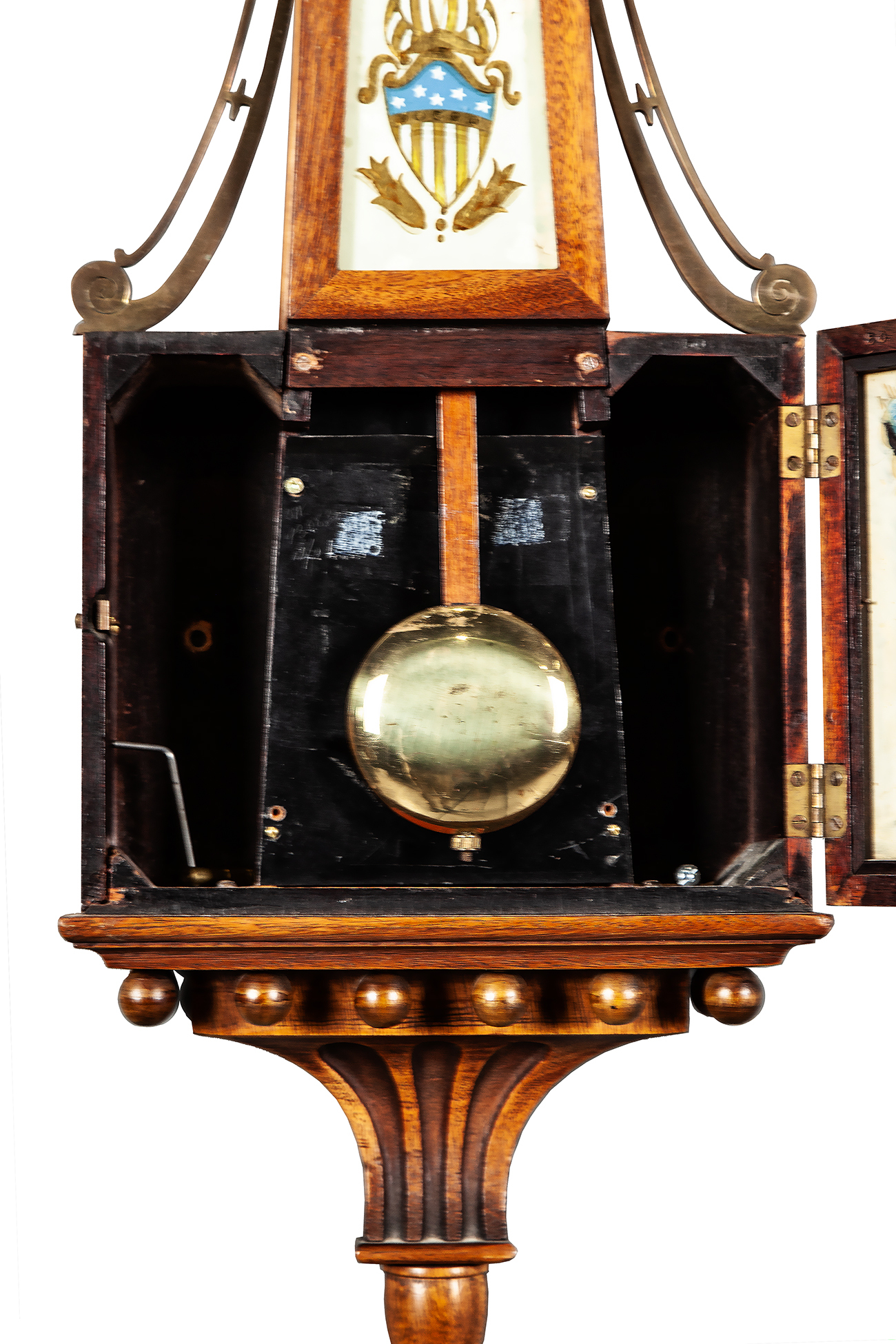 Waltham/ Tiffany Banjo Clock Witherell's Auction House