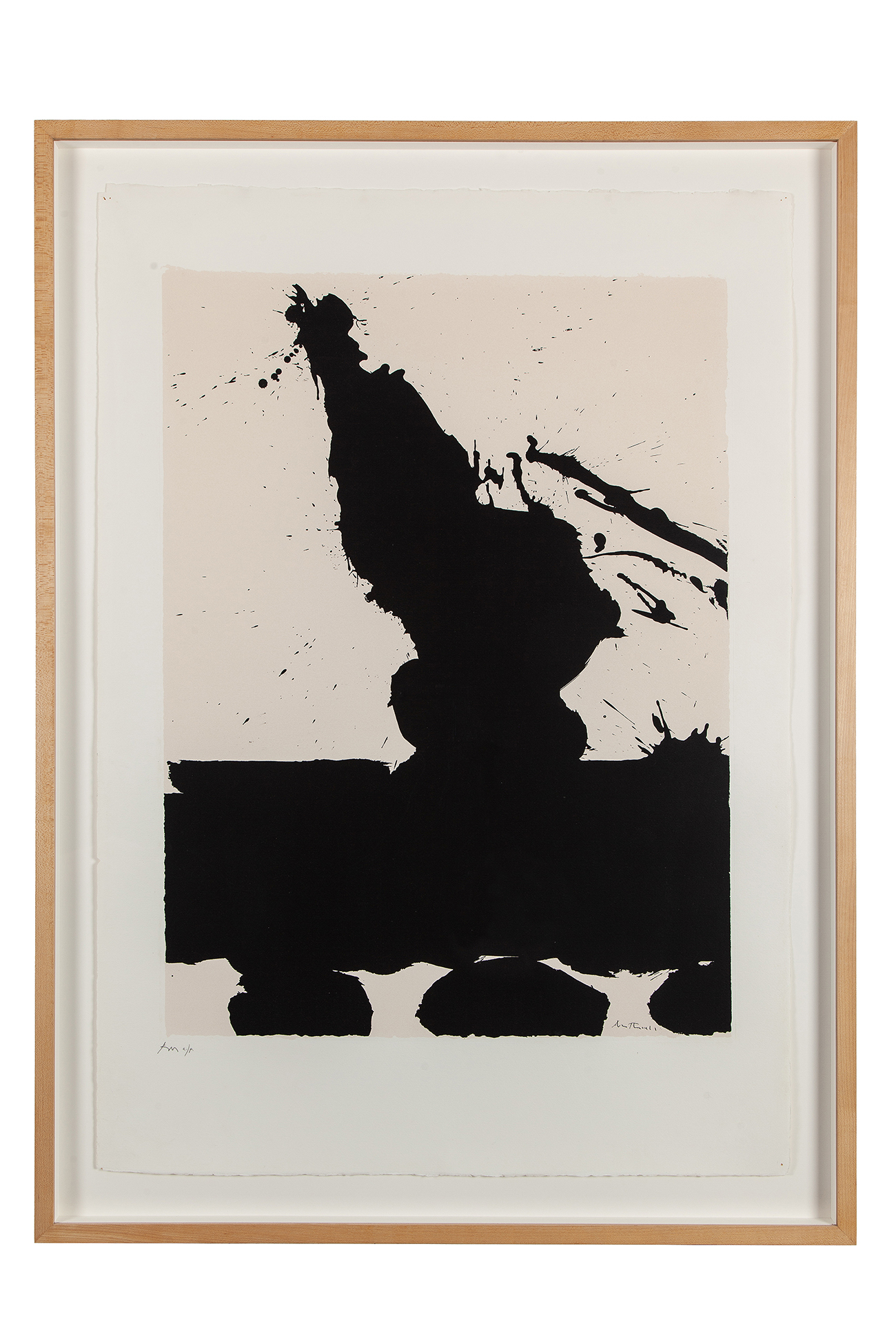 Robert Motherwell (19151991) Screenprint, "Plate II Africa Suite