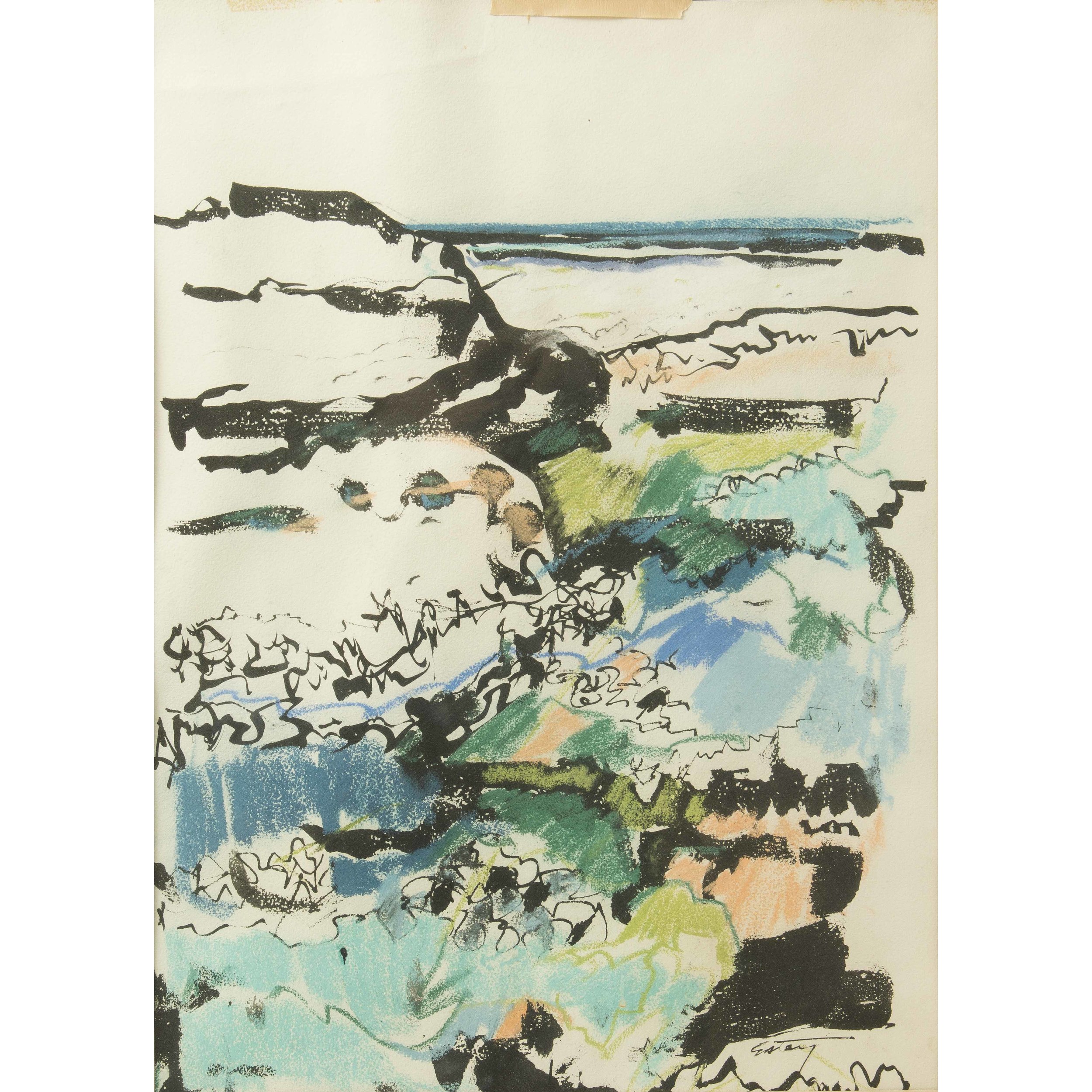 James Estey (California, 19402014), Painting Witherell's Auction House