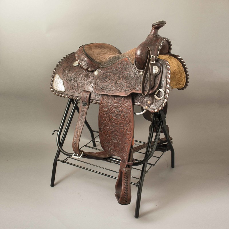 Billy Cook Silver Show Saddle Witherell's Auction House