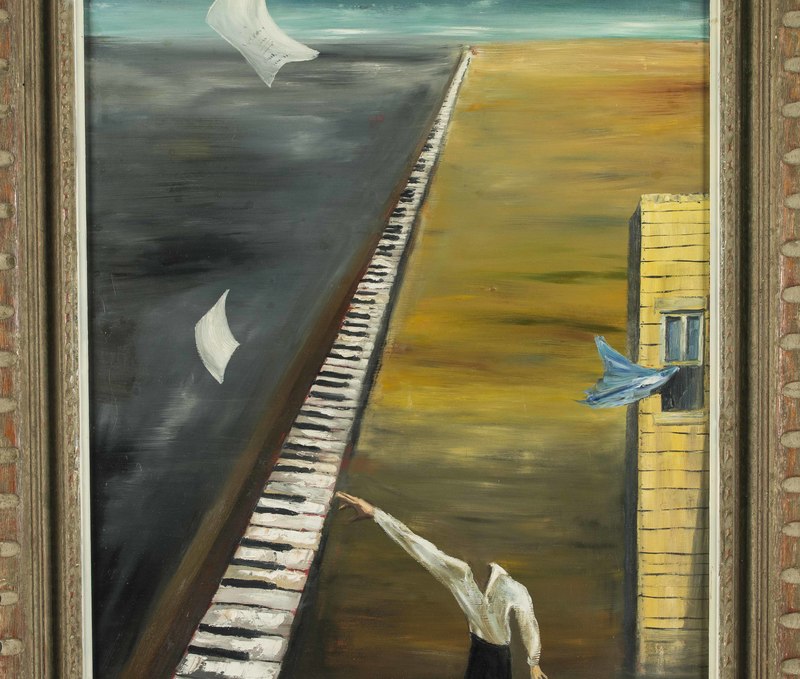 Walter Keane Painting Witherell's Auction House