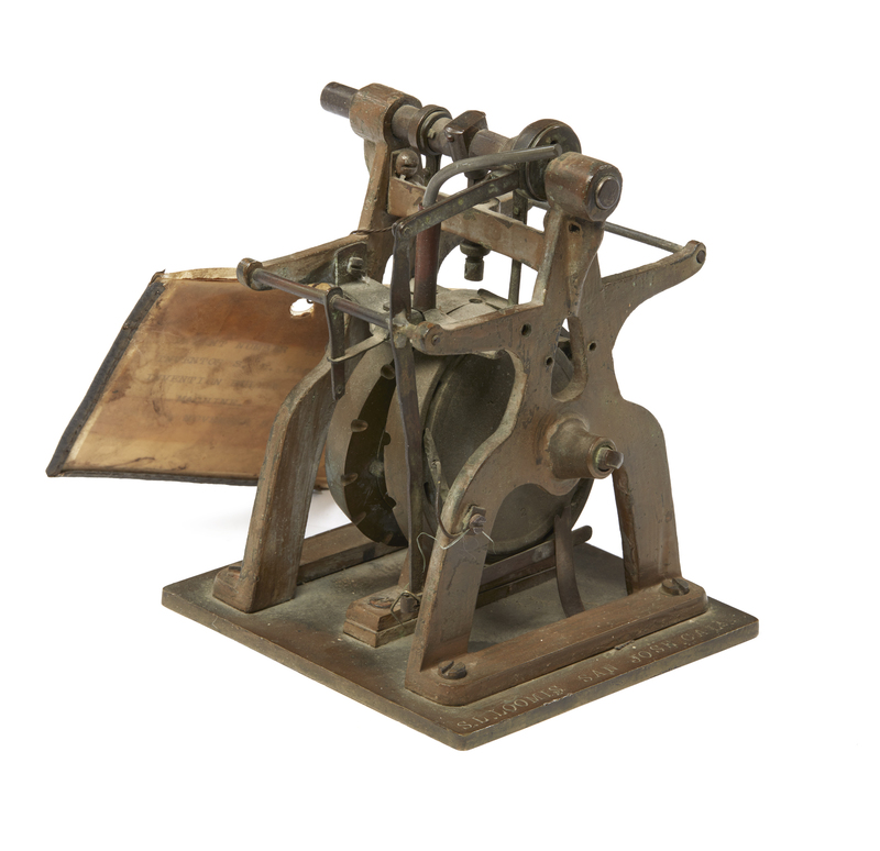1878 Bullet Making Machine Patent Model, S.L. Loomis Witherell's