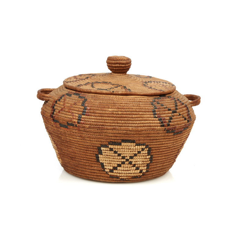 Northwest Covered Basket Witherell's Auction House