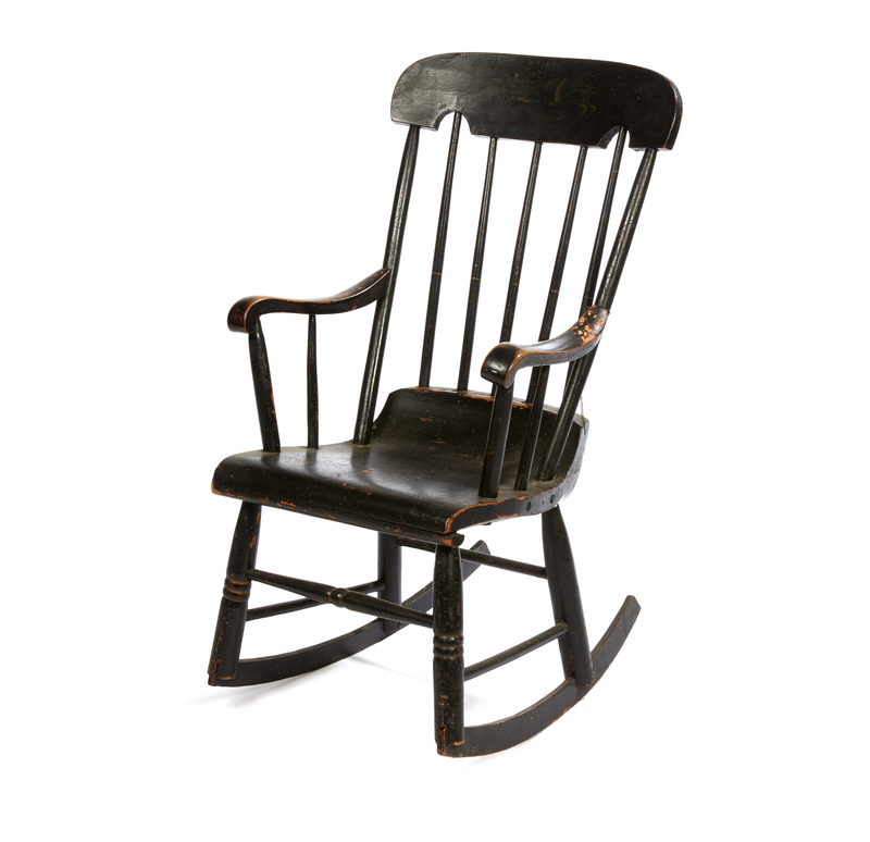 Boston Youth Rocking Chair Witherell's Auction House