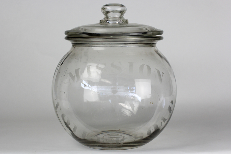 Antique Glass Display Jar Witherell's Auction House
