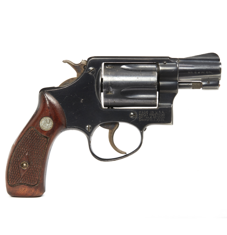Smith and Wesson .38 Special Snub Nosed Revolver Witherell's Auction