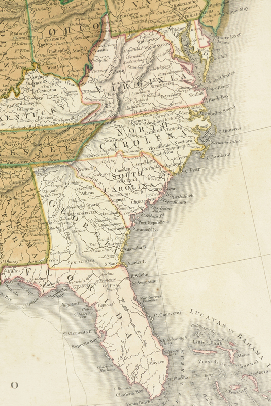 Mr. Nussbaum Illustrated Map of America in 1820