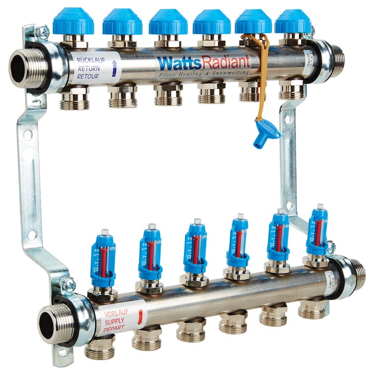 Watts Radiant Pex D3803006SS Flow Meter Manifold F.W. b Online