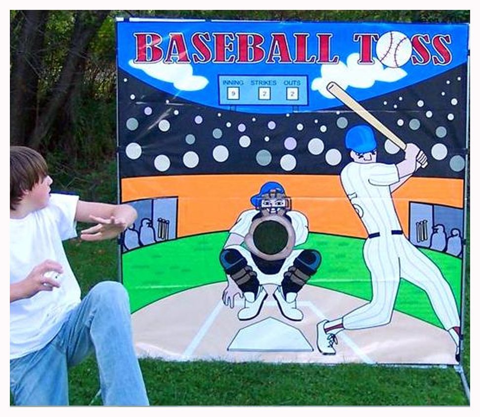 Baseball Toss Carnival Game Rental Fantasy World Entertainment