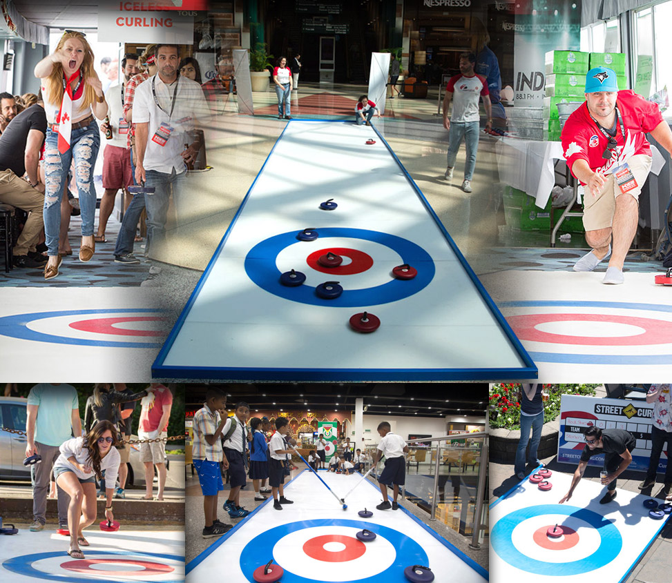 Iceless Curling Rink Rental Fantasy World Entertainment