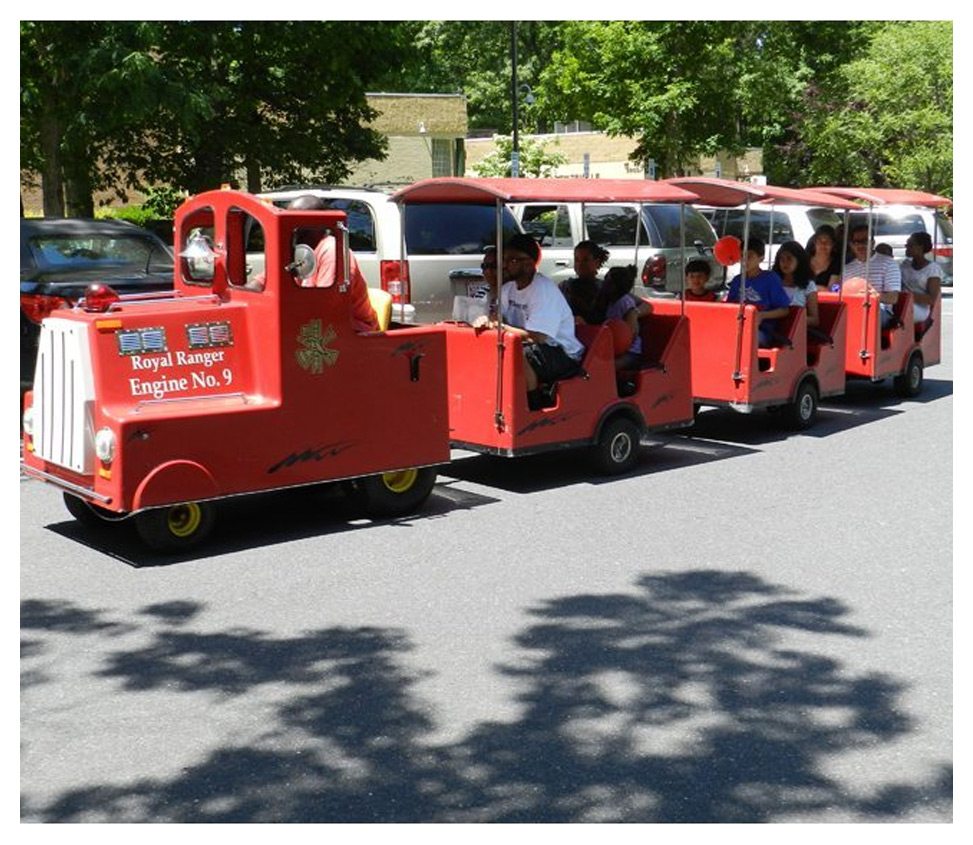Trackless Fire Engine Carnival Ride Rental Maryland Virginia Washington DC