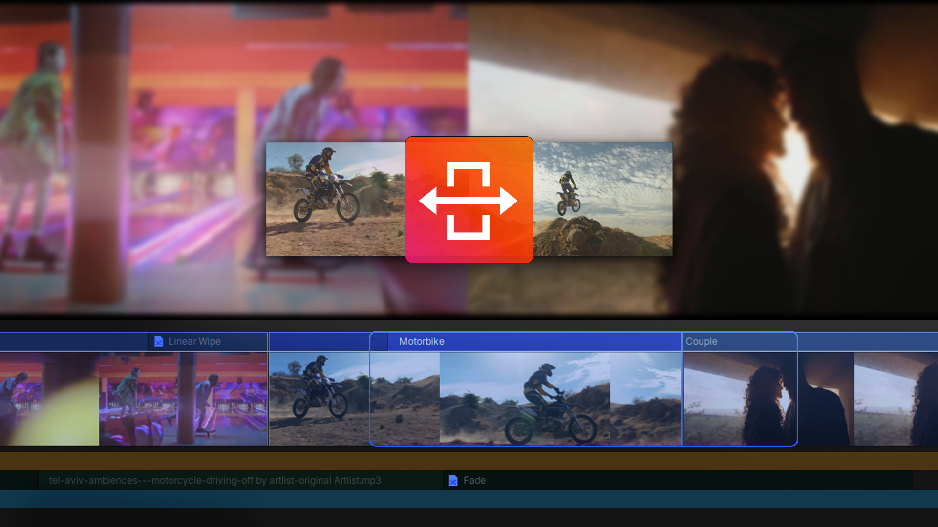 How to use the Slide tool in HitFilm FXhome