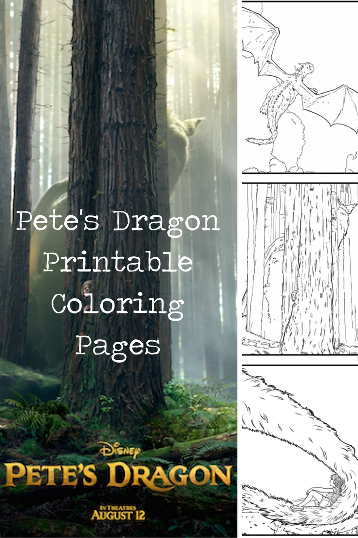 PETE'S DRAGON Free Printable Coloring Pages • FYI by Tina