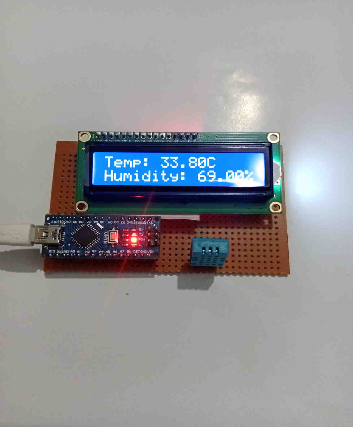 Room temperature and humidity monitoring FYP Developer