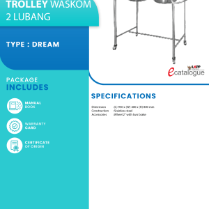 Trolley Waskom 2 Lubang
