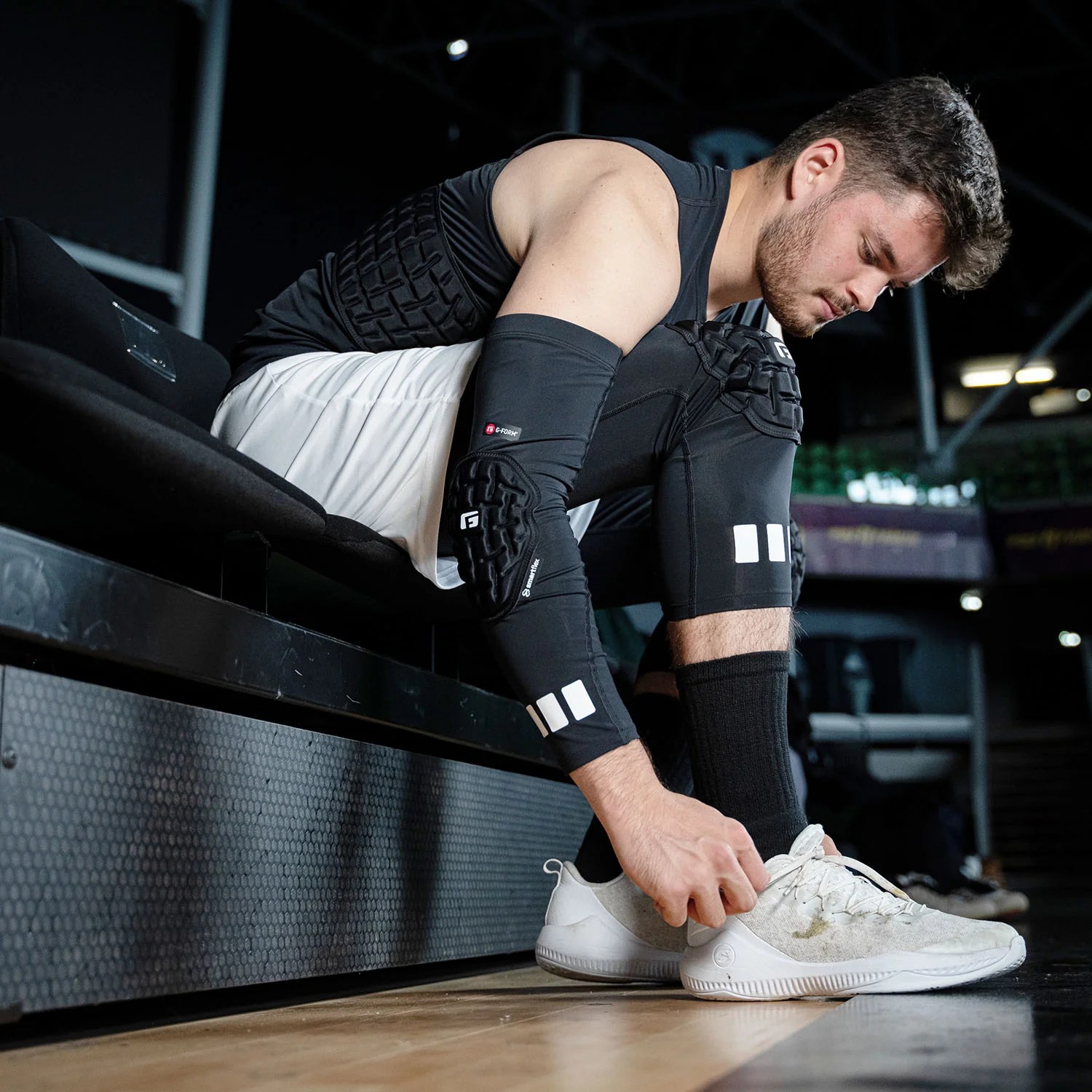Men's Padded Arm Sleeve for Basketball and Football