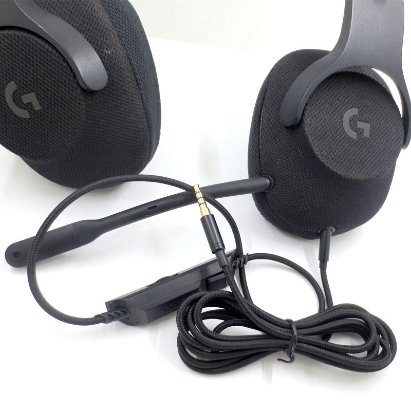 Audio cable suitable for Logitech G233 G433 G PRO X gaming headset