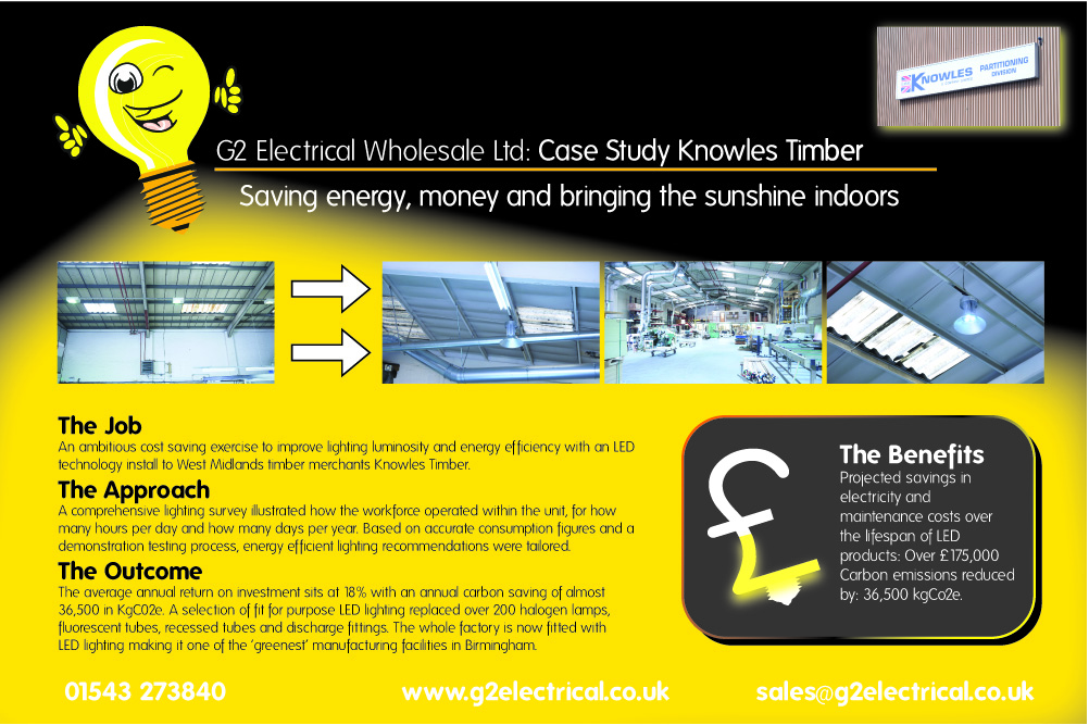 Case Study Knowles Timber. Saving energy, money and bringing the