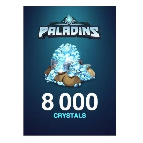 خرید ۸۰۰۰ کریستال پالادینز Paladins 8000 Crystals فروشگاه محصولات