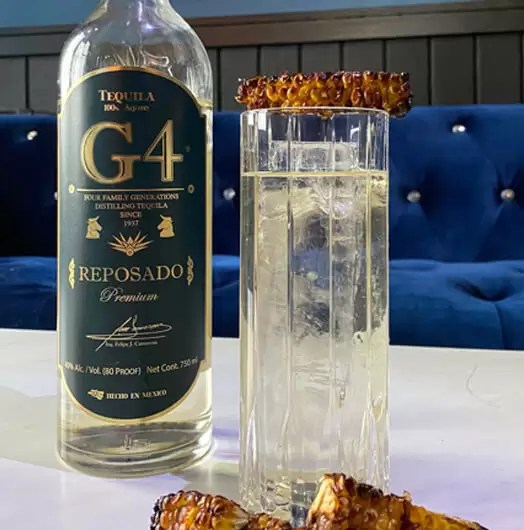Corntine Collins Recipe Using G4 Tequila