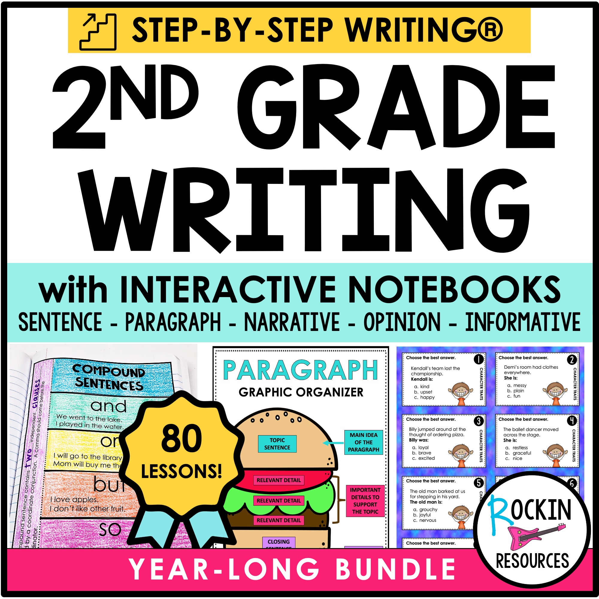 2nd Grade Step-by-Step Writing® Program - Rockin Resources