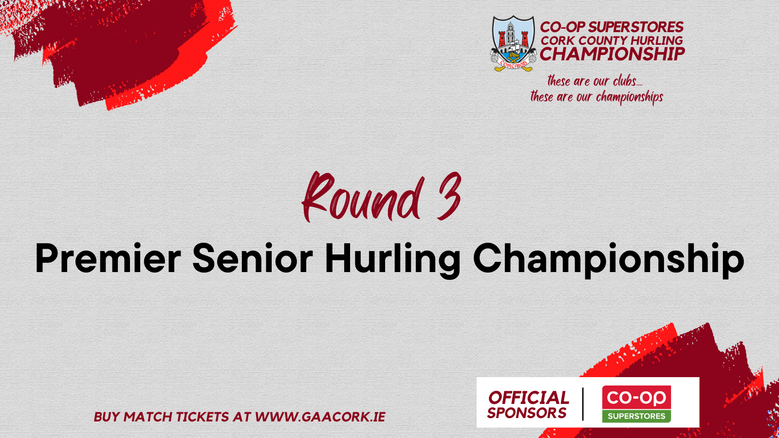 Premier Senior Hurling Championship Super Sunday Cork GAA