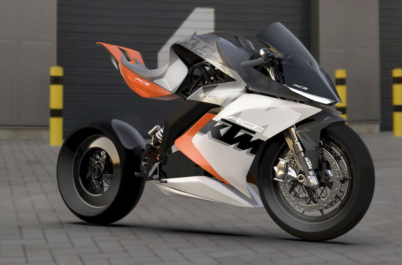 This FullyElectric KTM RC Rendering Looks Futuristic