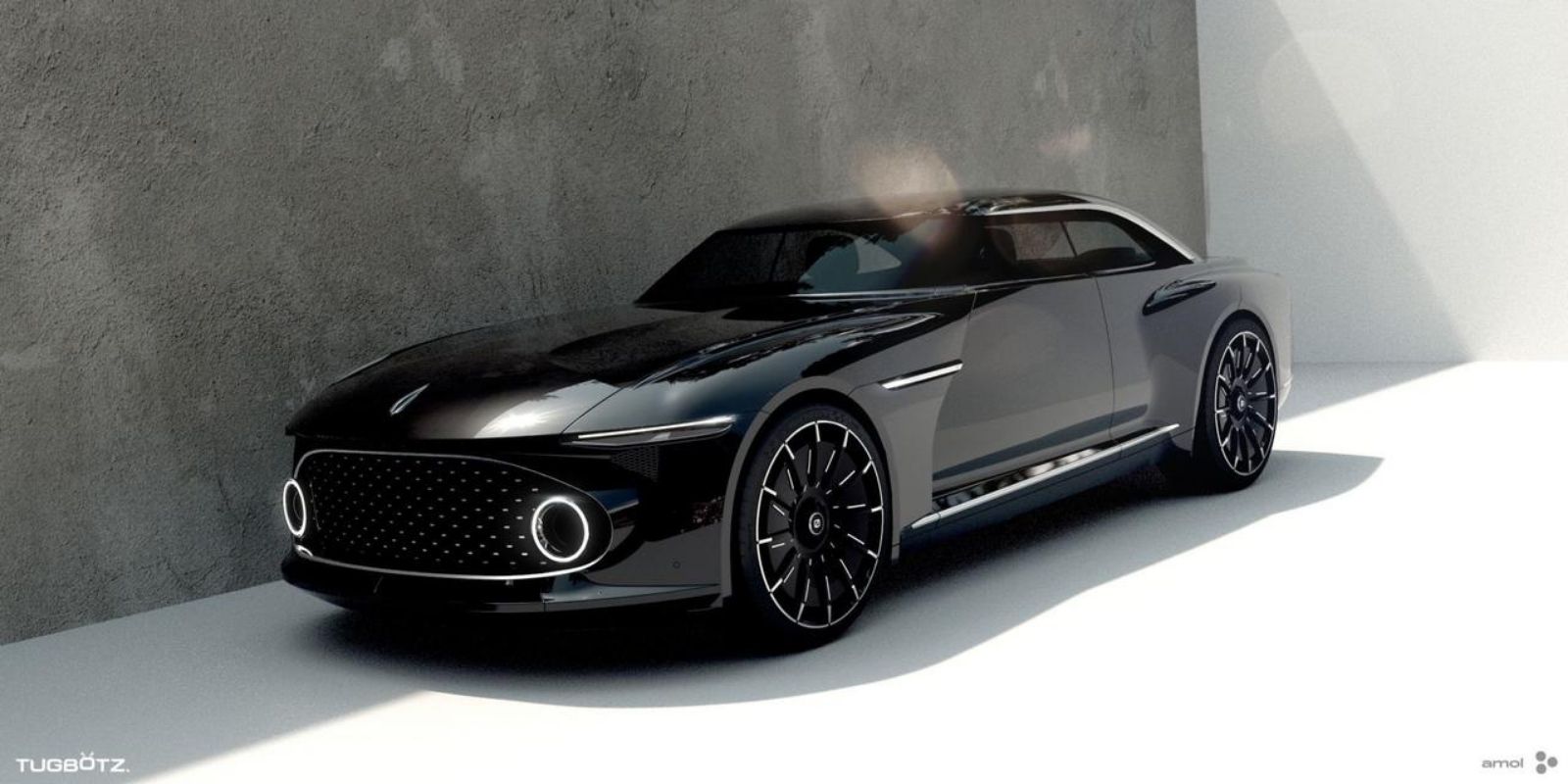 HM Ambassador Rendered As Futuristic Sedan Paying Tribute To The Past